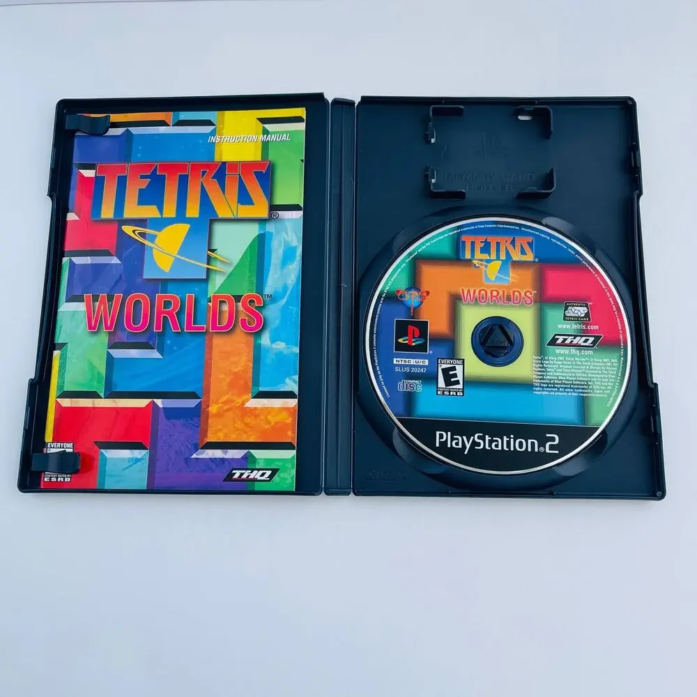 Tetris Worlds Sony PlayStation 2 PS2 2002 CIB Everyone